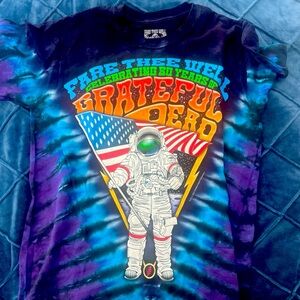 Grateful Dead New NEW Fare Thee Well Tie Dye T-Shirt Astronaut Dead & Co.